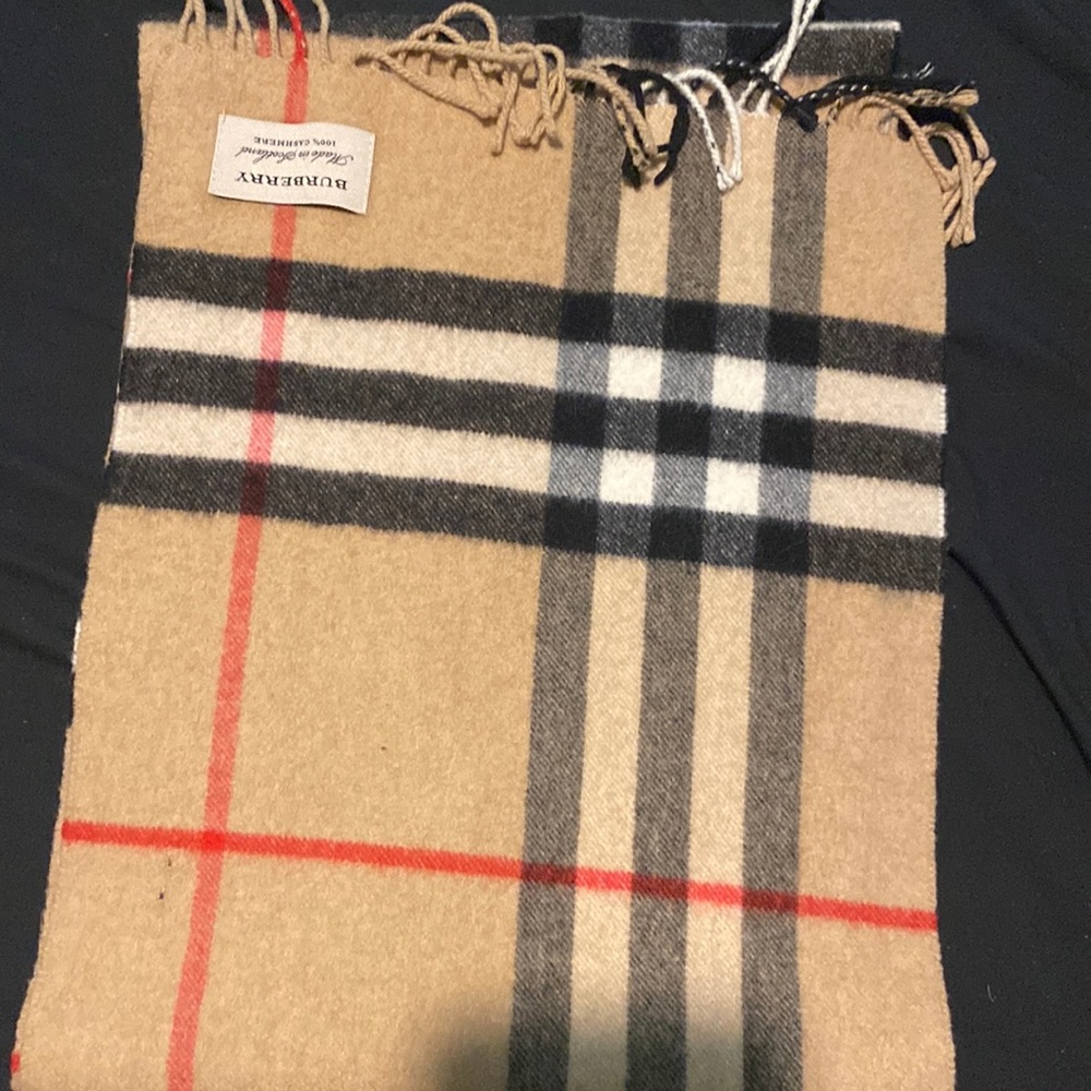 Mens burberry scarf